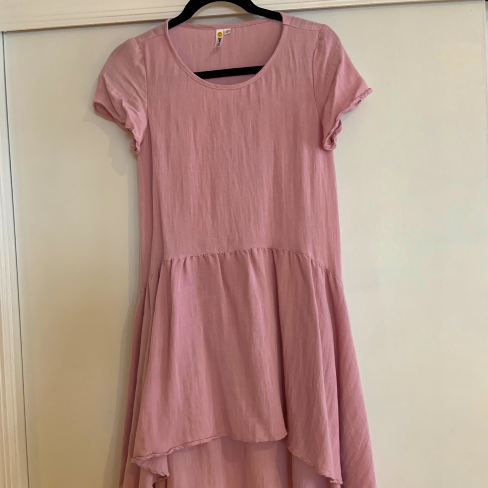 Blush tunic hi-low